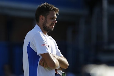 Wawrinka a semifinales en Londres