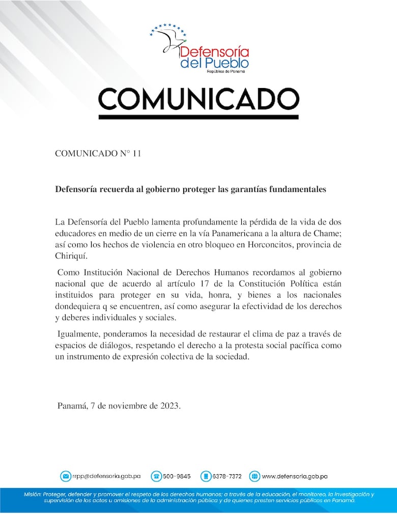 Varios sectores piden un alto a la violencia y que se garantice el libre tránsito