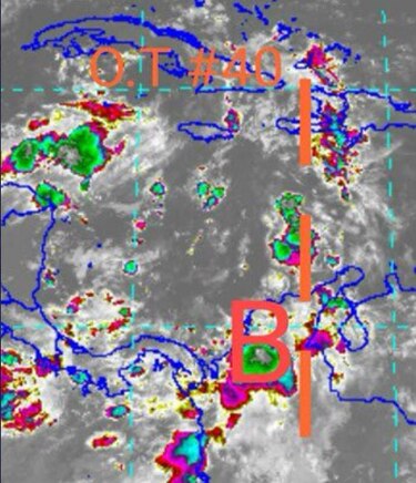 Alertan por el paso de la tormenta tropical 40 en el país 