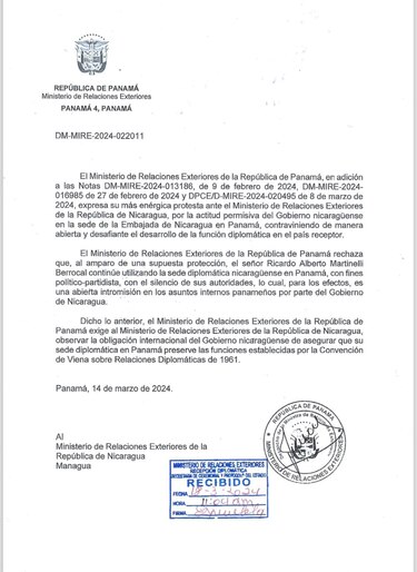 ‘La Cancillería está en eso’: Mulino sobre intervención de Martinelli en asuntos políticos