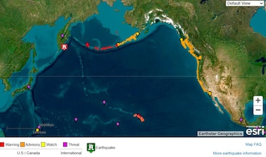 Hawái decreta estado de emergencia y evacúa zonas costeras 