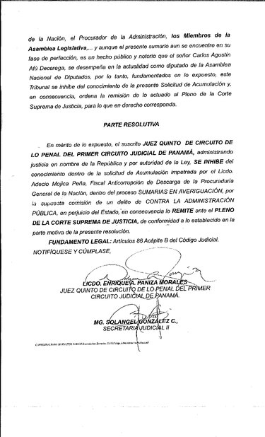 Diputado Afú concede un plazo 'de 3 a 4 días' al diario La Prensa, para que se retracte de información