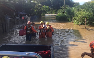 Un total de 3 mil 520 personas resultan  afectadas por inundaciones