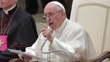 El papa Francisco siente 'vergüenza' del término 'madre de todas las bombas'