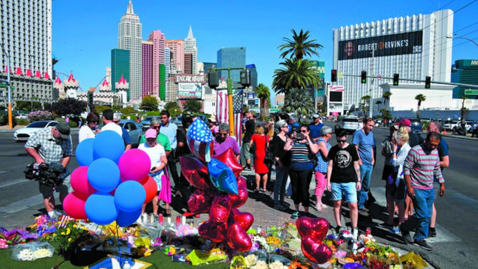 La tragedia apagó la alegría de Las Vegas