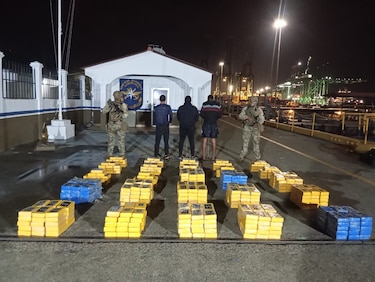 Senan reporta el decomiso de 522 paquetes con droga en el archipiélago de Las Perlas