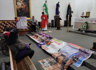 Mujeres alzan la voz con misa en Ciudad Juárez, epicentro del feminicidio en México