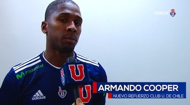 Universidad de Chile le da la bienvenida al panameño Armando Cooper, aquí sus primeras palabras