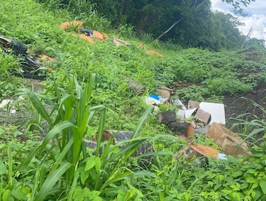 Ministerio Público abre investigación por botadero ilegal de basura y caliche en el río Juan Díaz