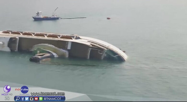 Videos: Se hunde el crucero Ocean Dream en Tailandia