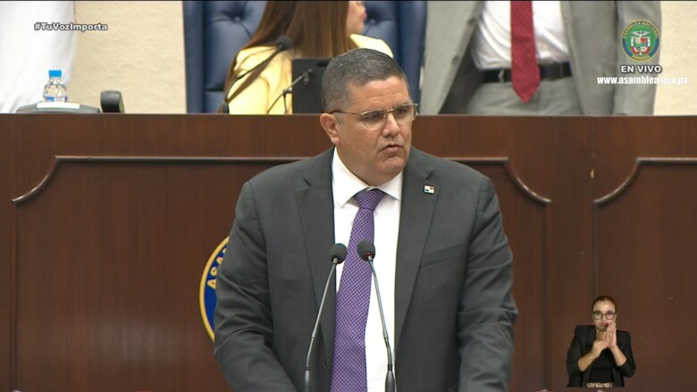 Ministro de Seguridad presenta ante la Asamblea Nacional el nuevo proyecto de extinción de dominio