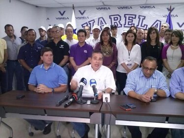 Alianza opositora cuestiona uso de recursos del Estado en campaña de Arias