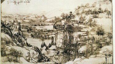 Exhiben dibujo más temprano de Leonardo da Vinci