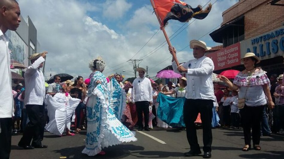 Chorreranos recuerdan el grito de independencia del 10 de noviembre