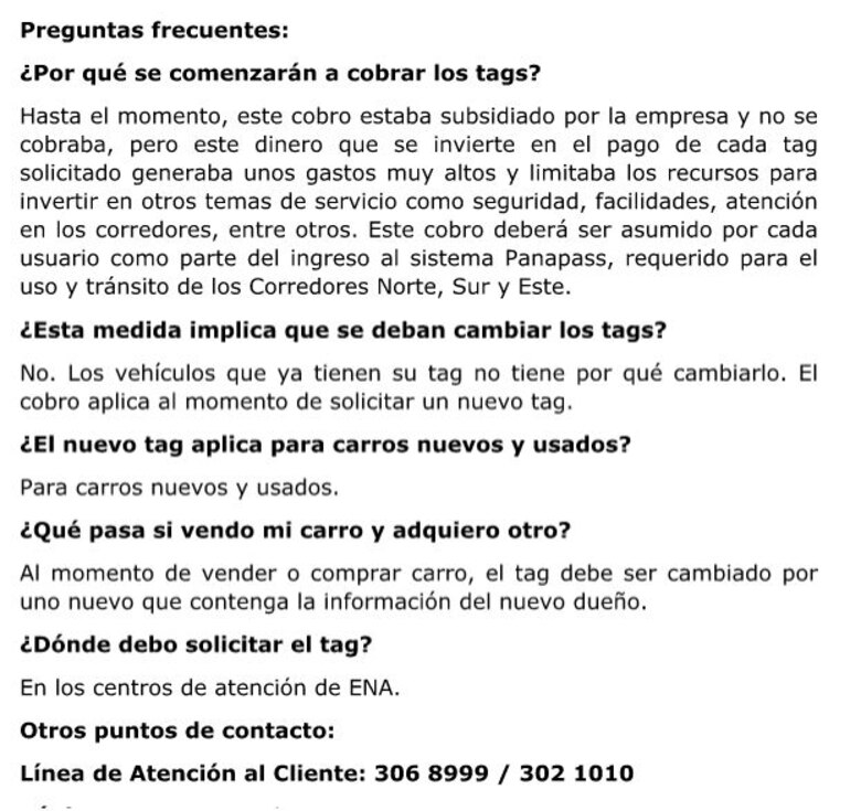 Calcomanías para transitar por los corredores Norte y Sur dejarán de ser gratis; ahora costarán 10 dólares