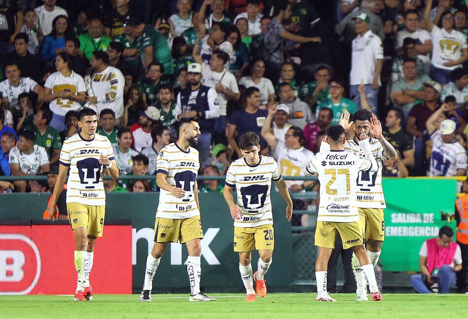 Caicedo le da triunfo a los Pumas de Carrasquilla sobre el León de James
