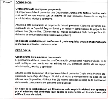 ¿Está arreglada la licitación de $80 millones del Minsa para la limpieza hospitalaria?