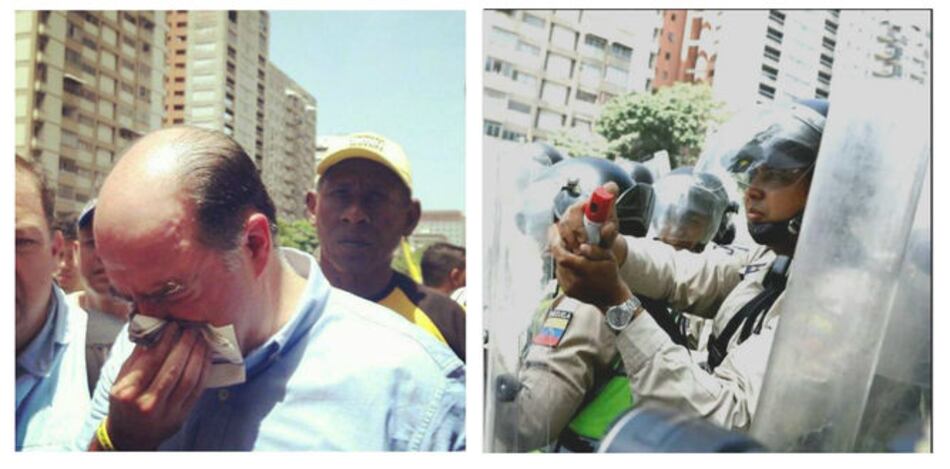 Guardia Nacional rocía gas pimienta y bombas lacrimógenas a diputados en Venezuela para impedir sesión