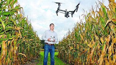 Una aplicación comercial de los drones: cultivos