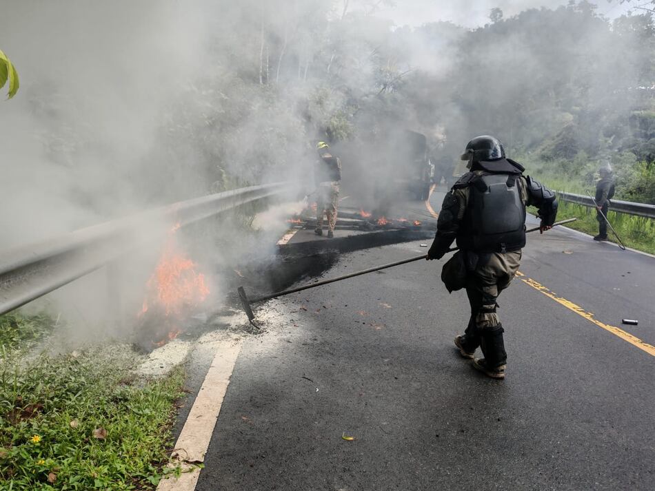Jueces dictan detención preventiva para 64 personas por actos vandálicos durante protestas en Bocas del Toro