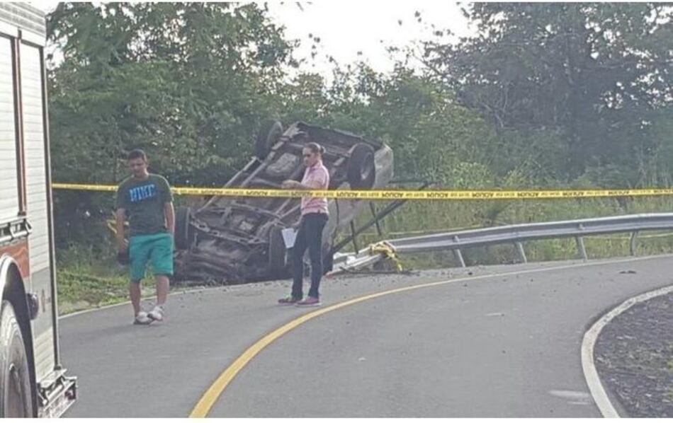 Mueren cinco personas en un accidente de tránsito en Soná