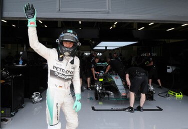 Rosberg, el más rápido en las prácticas de Silverstone