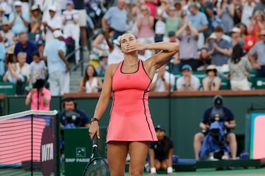 Sabalenka reina en Indian Wells tras épica final