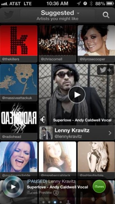 Twitter Music ve la luz