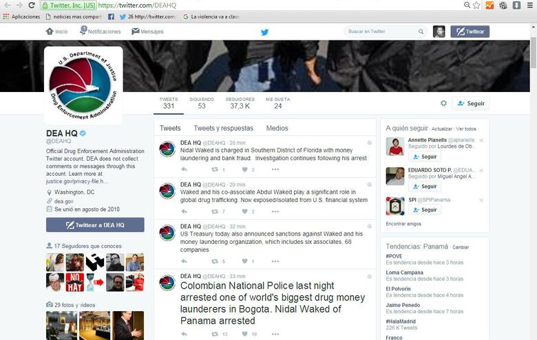 Departamento del Tesoro de Estados Unidos incluye a Abdul y Nidal Waked y sus sociedades en la 'Lista Clinton'