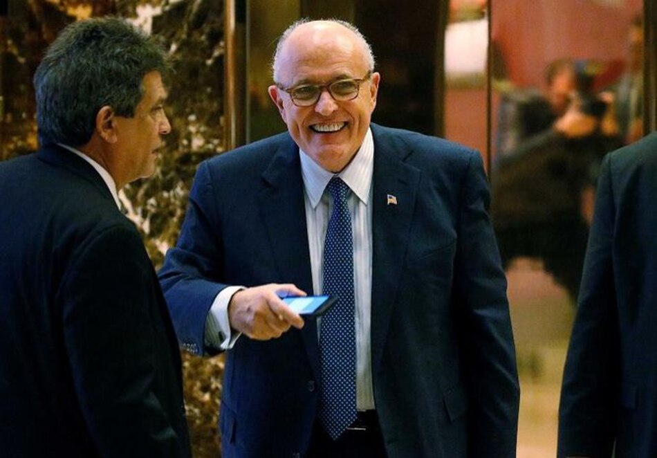 Estados Unidos: Rudy Giuliani, favorito para secretario de Estado