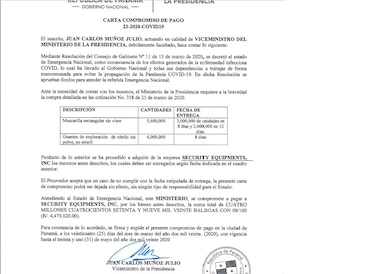 Ministerio de Salud rechazó las mascarillas y guantes de Security Equipment Inc.