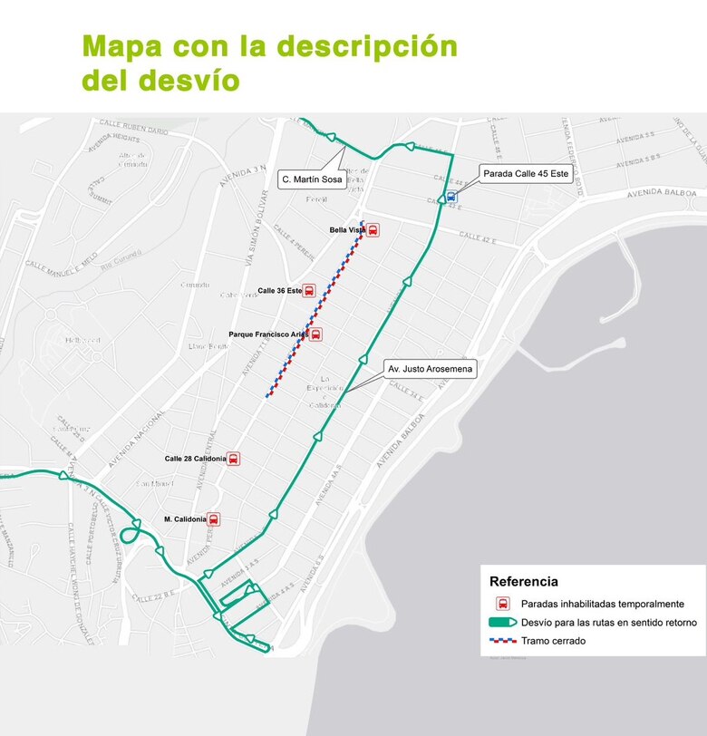 Conozca los desvíos en las rutas de Mi Bus por el desfile de bandas de la Lotería este domingo 20 de octubre