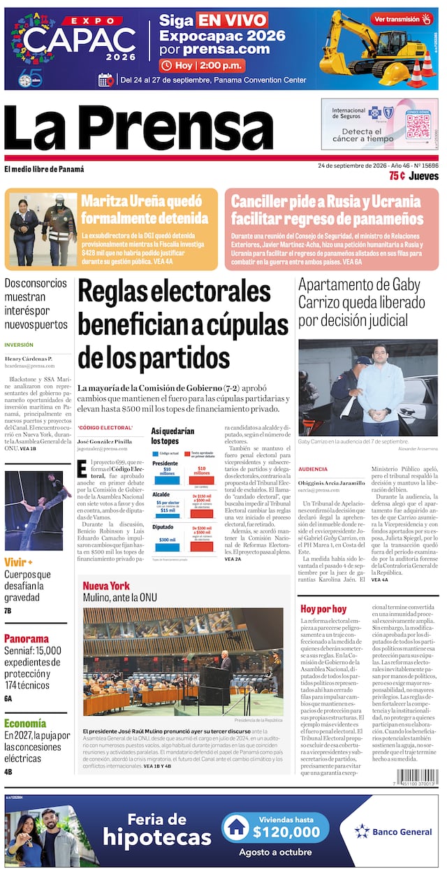 Portadas La Prensa
