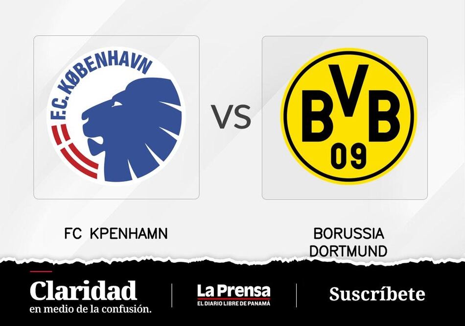 Duelo entre Borussia Dortmund y FC Köpenhamn en la primera jornada