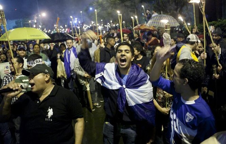Honduras: Marcha de las antorchas para decir no a la corrupción
