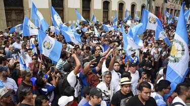 Corte de Guatemala ordena al estado proteger a manifestantes